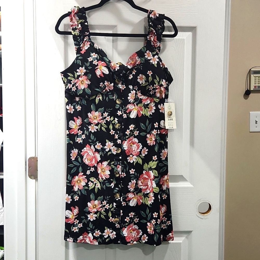 XL Floral swing dress